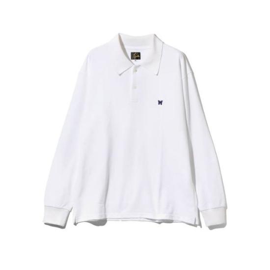  니들스 폴로 티셔츠 PU296 WHITE DOM