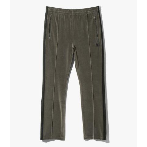  니들스 내로우 벨루어트랙 팬츠 PU280 OLIVE DOM