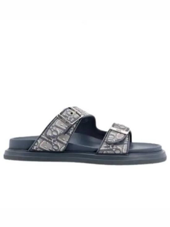 25SS 크리스챤디올 뮬/슬리퍼 3SA135ZSA557 BLUE DOM