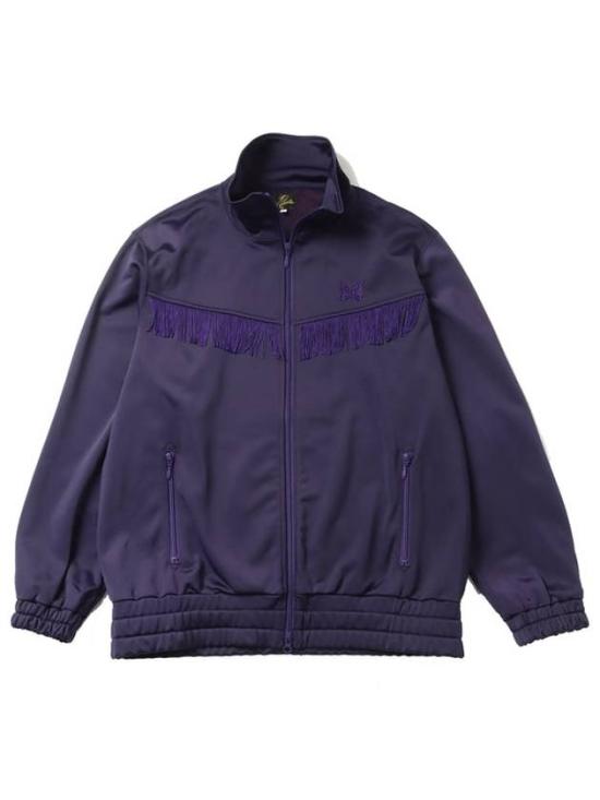  니들스 프린지 트랙 자켓 PU281 EGGPLANT DOM