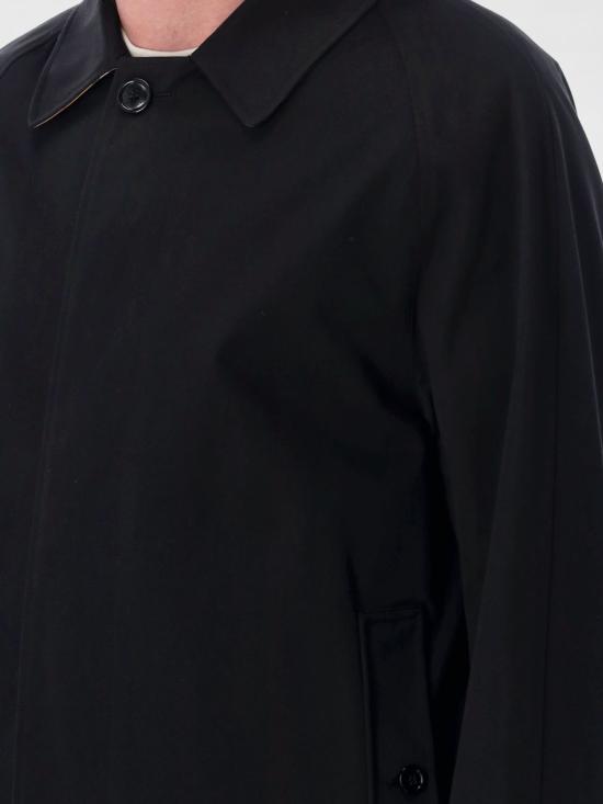 25FW 버버리 미드 렝스 캠던 헤리티지 카 코트  8079394 BLACK DOM - BURBERRY