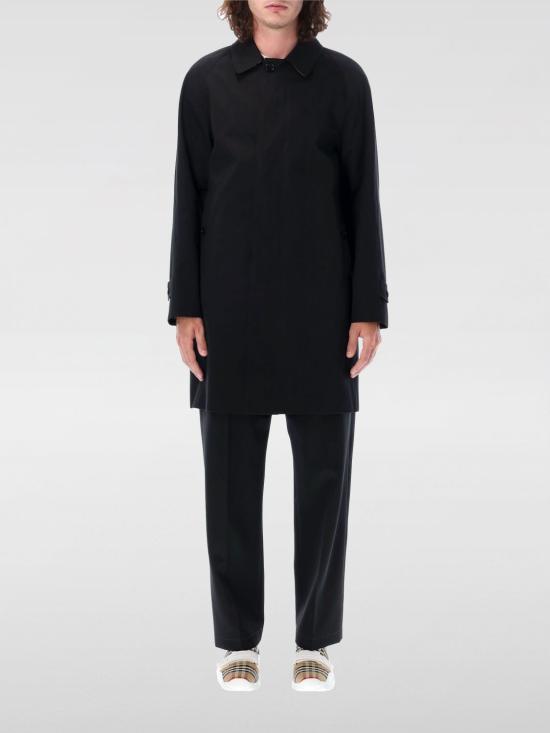 25FW 버버리 미드 렝스 캠던 헤리티지 카 코트  8079394 BLACK DOM