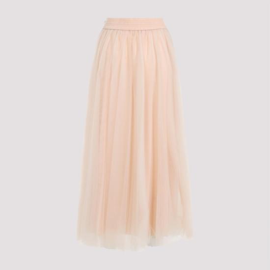 25SS 파비아나 필리피 롱 스커트 GND265F367L186 2186 CIPRIA PINK PURPLE - FABIANA FILIPPI