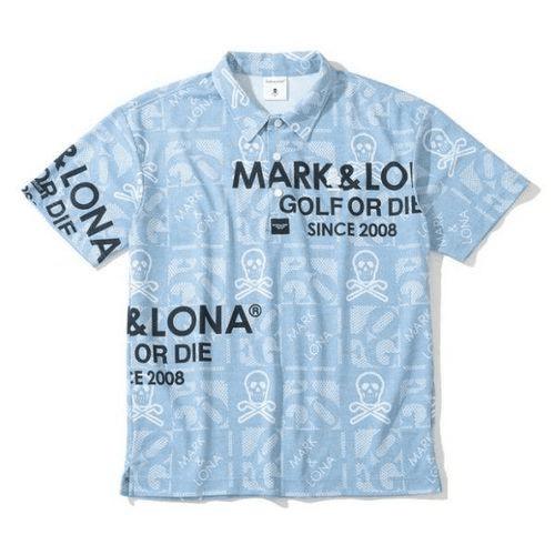  마크앤로나 트레이닝 티셔츠 MLM4AAP040075 BLUE DOM