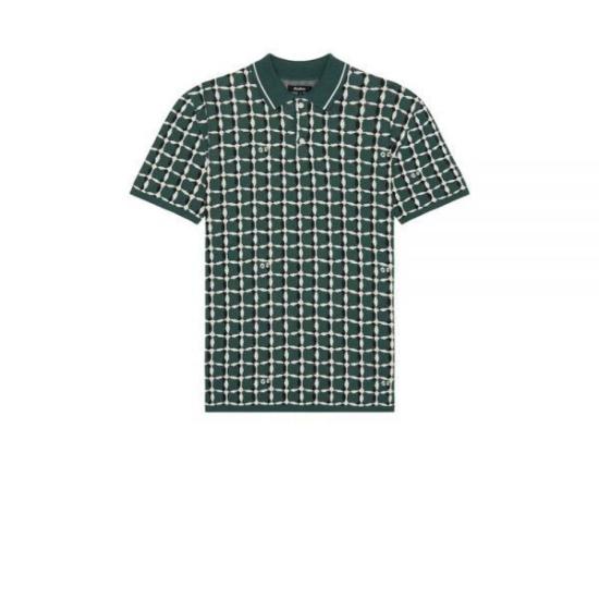  말본 폴로 티셔츠 M8659BISGRN BIS GRN DOM
