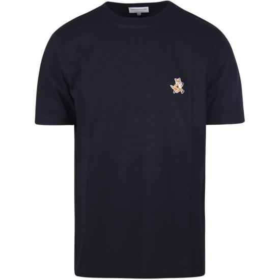  메종키츠네 스피디 폭스 패치 컴포트 티셔츠 MM00125KJ0008P199 BLACK DOM