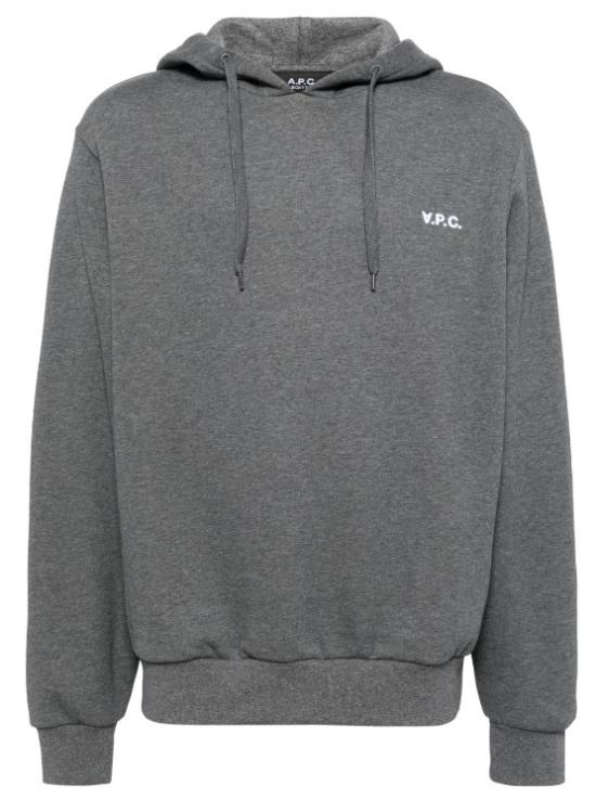  아페쎄 후드 티셔츠 COHBRH27917TPR ANTHRACITE CHINE BLANC DOM