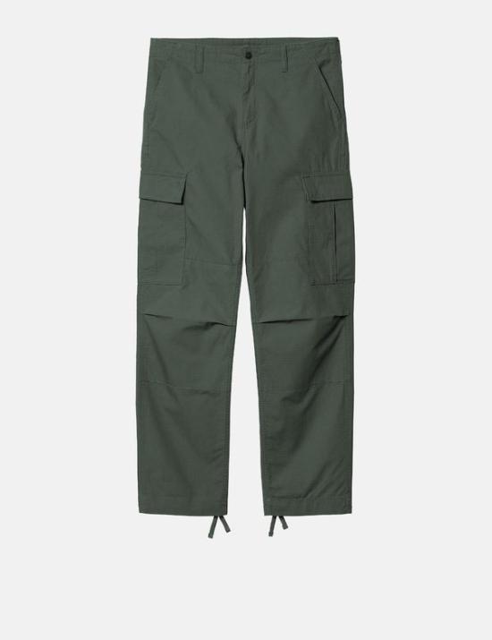  칼하트 WIP 스트레이트 팬츠 I03246729N02 DUCK GREEN RINSED DOM