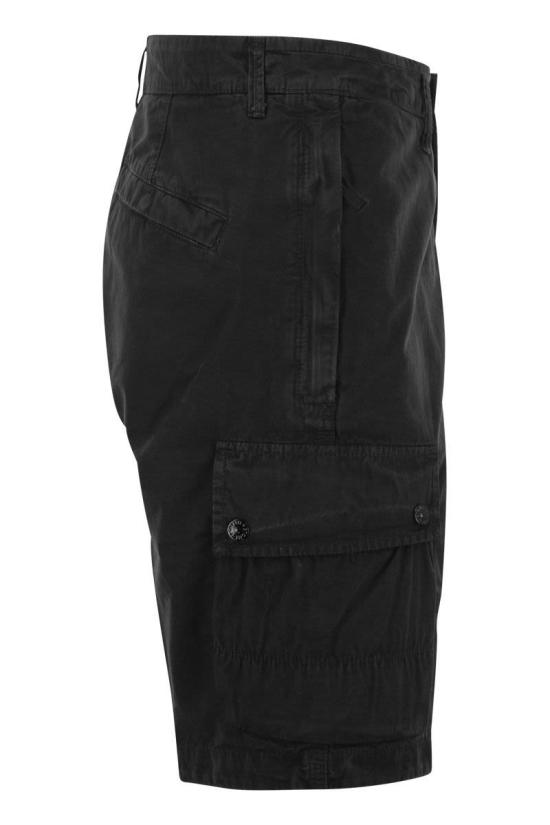  스톤 아일랜드 숏팬츠 8015L11WAA0129 BLACK DOM - STONE ISLAND