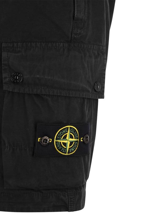  스톤 아일랜드 숏팬츠 8015L11WAA0129 BLACK DOM - STONE ISLAND