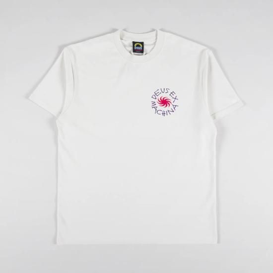  데우스 반팔 티셔츠 DMP241296ADWH DIRTY WHITE DOM