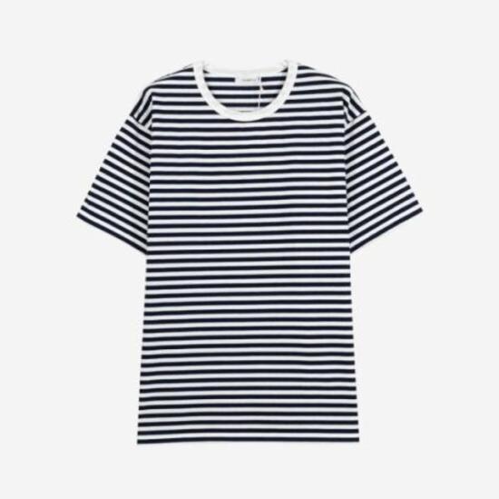  나나미카 반팔 티셔츠 SUHS425E NW NAVY X WHITE DOM