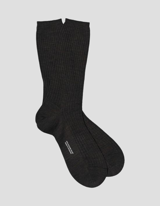  마가렛호웰 양말 MEAC0457S24EYY DKB DARK BROWN DOM