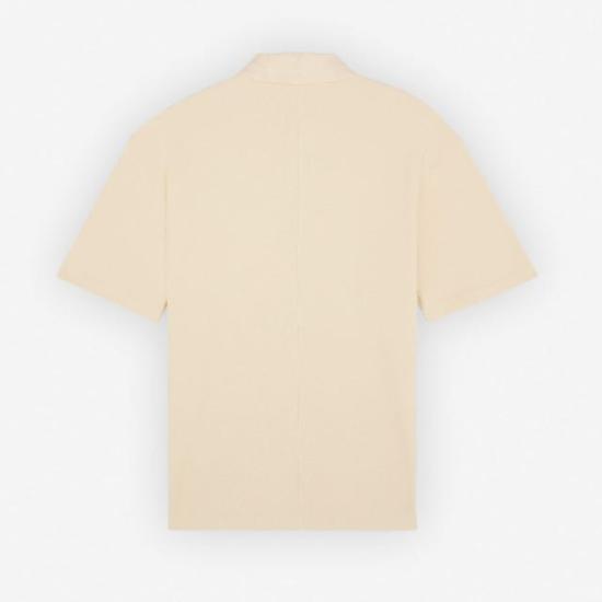  메종키츠네 폴로 티셔츠 MM00205KJ0128 P706 WHEAT DOM - MAISON KITSUNE