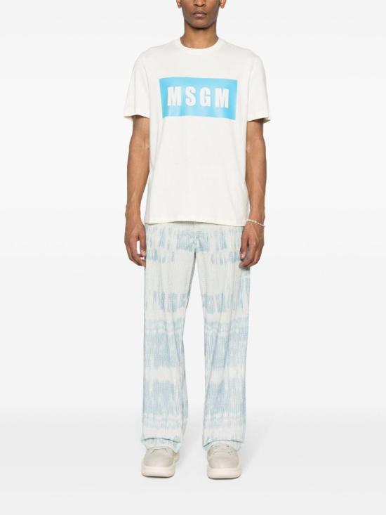  엠에스지엠 반팔 티셔츠 3640MM52024700202 IVORY DOM - MSGM