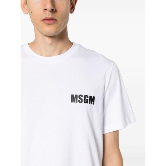  엠에스지엠 반팔 티셔츠 3640MM13024700201 WHITE DOM - MSGM