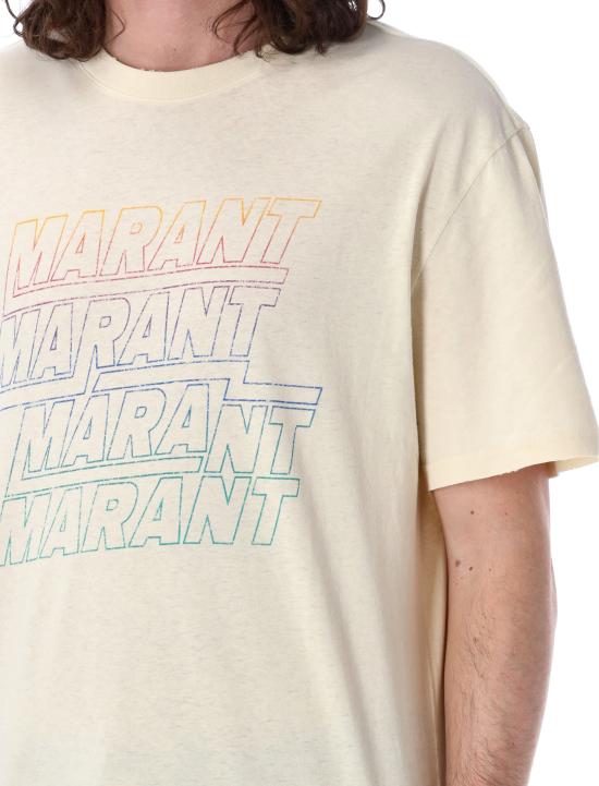  이자벨마랑 반팔 티셔츠 TS0149HA B1N09H 23EC ECRU DOM - ISABEL MARANT