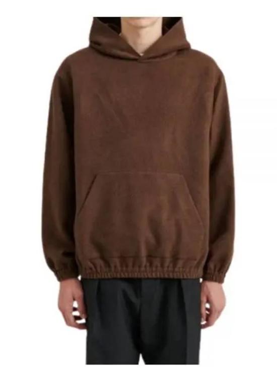  오라리 후드 티셔츠 A23AP03BF DARK BROWN DOM