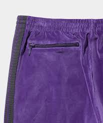  니들스 트레이닝/조거 팬츠 NS253 PURPLE DOM - NEEDLES