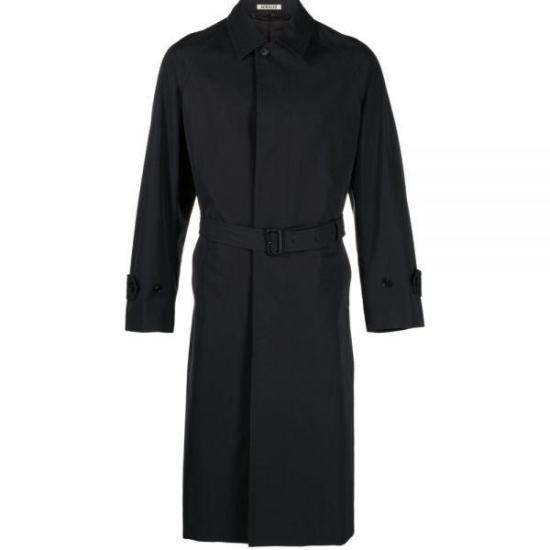  오라리 코트 A23AC01FB INK BLACK CHAMBRAY DOM