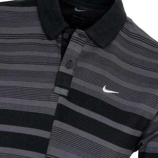 나이키 폴로 티셔츠 DV7906010 BLACK ANTHRACITE WHITE DOM - NIKE