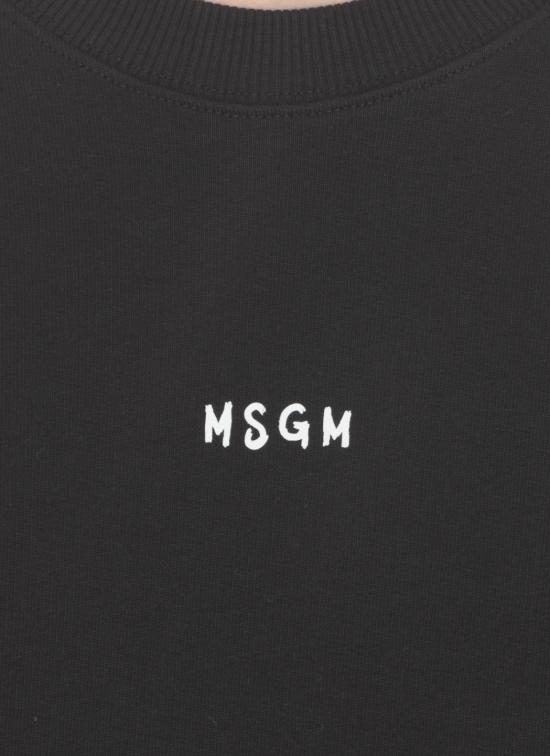  엠에스지엠 긴팔 티셔츠 3540MM55123779999 BLACK DOM - MSGM