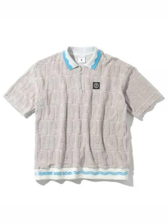  마크앤로나 반팔 티셔츠 MLM3AAP05 GRAY DOM