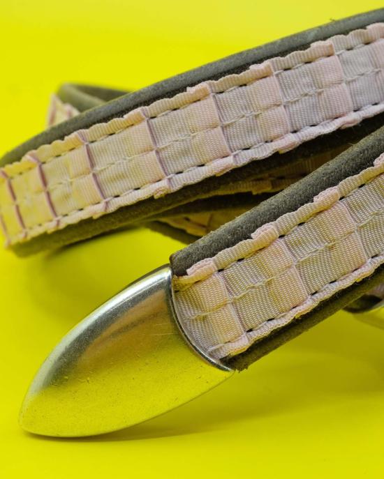  아워레가시 벨트 아워 레거시 더스티 핑크 러플 플리츠 2cm  더스티 핑크 - OUR LEGACY