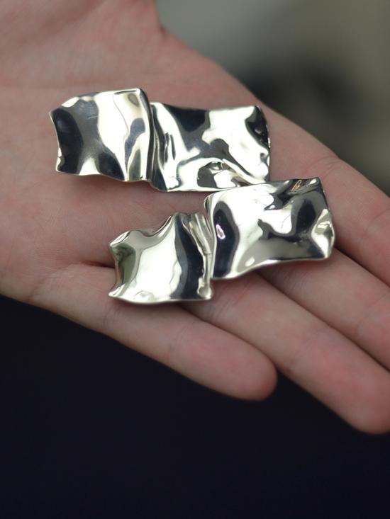  패리스 이어링 파리스 워프  실버 - FARIS