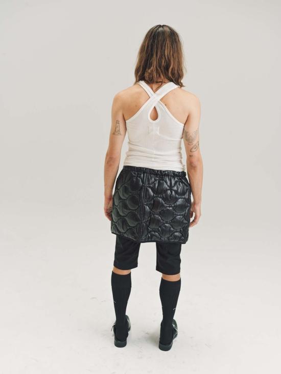  타카히로미야시타 더 솔로이스트 민소매 티셔츠 . 코튼 백 크로스 탱크 화이트 - TAKAHIROMIYASHITA THE SOLOIST.