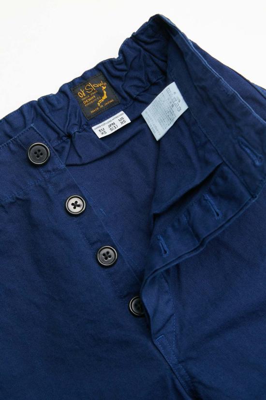  오어슬로우 스트레이트 팬츠 오슬로우 프렌치 워크 팬츠 블루 - ORSLOW