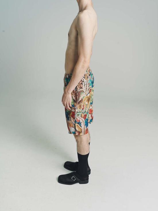  엔드리스 조이 숏팬츠 실크 르와 비네다 보드 반바지 멀티 - ENDLESS JOY