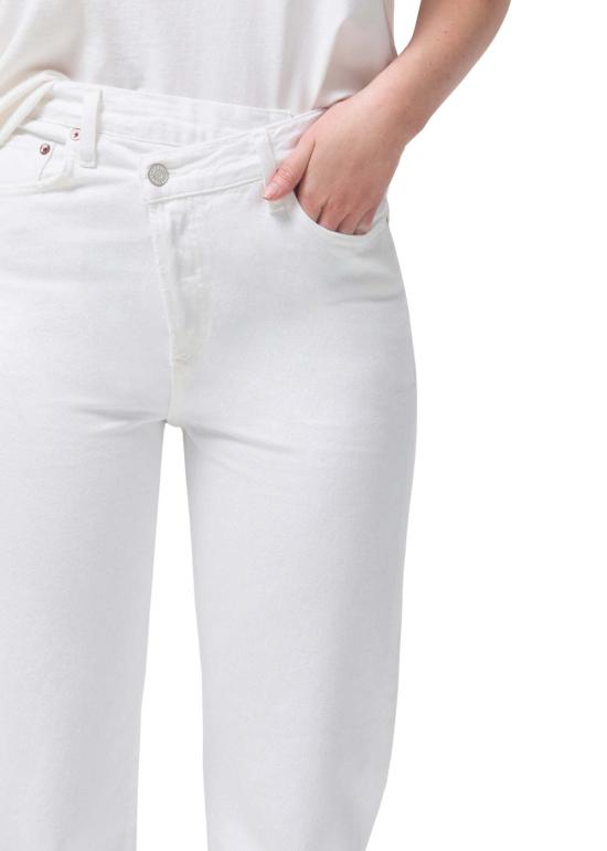  에이골디 데님 팬츠 아골드 크리스 크로스 스트레이트 진 엘리먼트 - AGOLDE