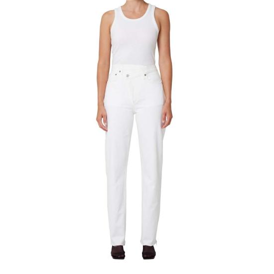  에이골디 데님 팬츠 아골드 크리스 크로스 스트레이트 진 엘리먼트 - AGOLDE