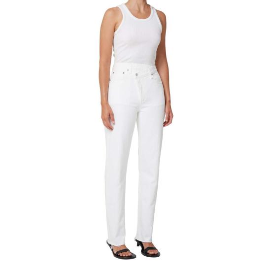  에이골디 데님 팬츠 아골드 크리스 크로스 스트레이트 진 엘리먼트 - AGOLDE