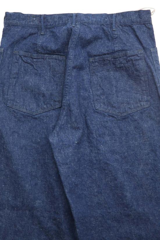  오어슬로우 데님 팬츠 Orslow Us 네이비 사이드 솔기 없는  원워시 - ORSLOW