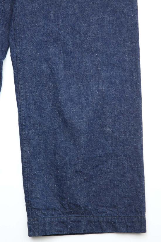  오어슬로우 데님 팬츠 Orslow Us 네이비 사이드 솔기 없는  원워시 - ORSLOW