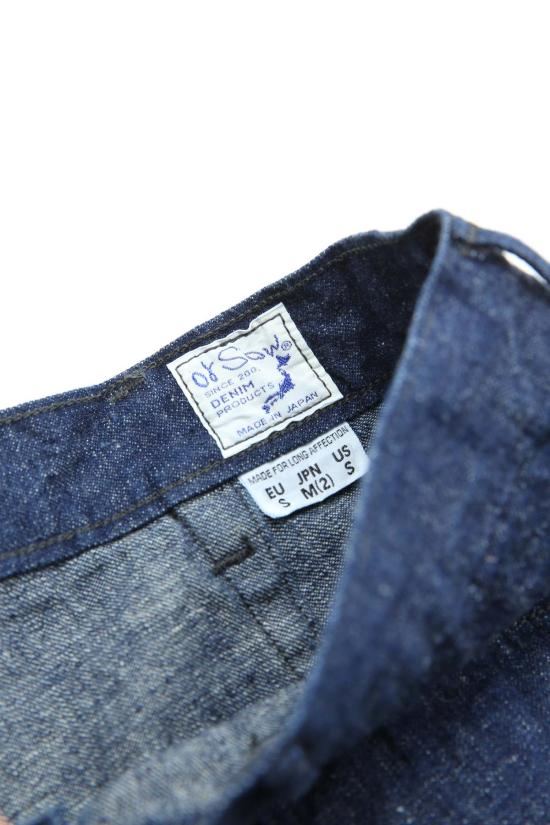  오어슬로우 데님 팬츠 Orslow Us 네이비 사이드 솔기 없는  원워시 - ORSLOW