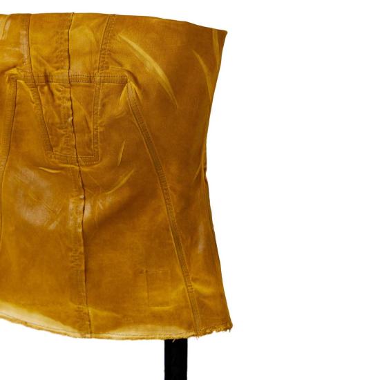  릭 오웬스 민소매 티셔츠 버스티에 탑 오크르 - RICK OWENS