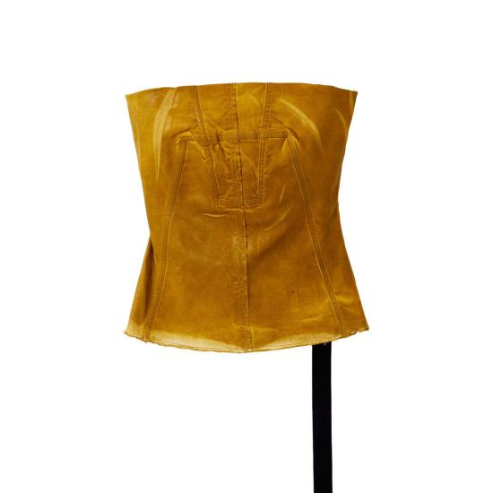  릭 오웬스 민소매 티셔츠 버스티에 탑 오크르