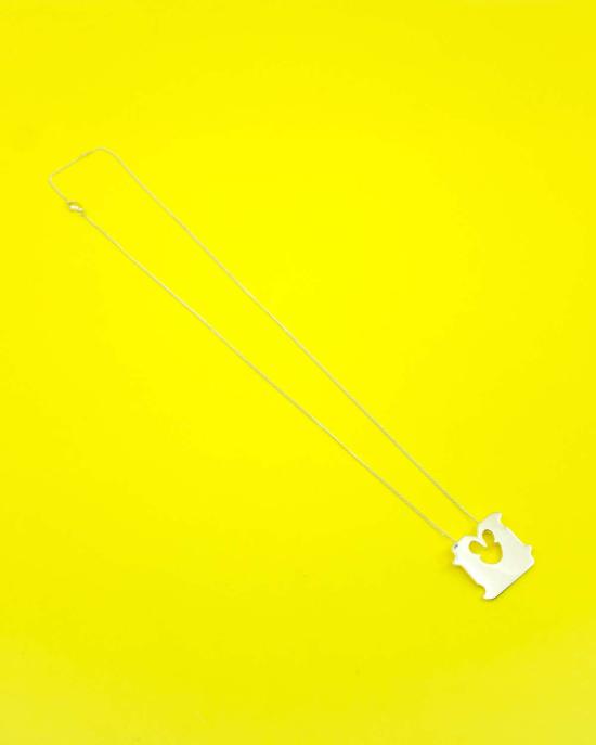  아워레가시 네크리스 우리의 유산 빵 클램프 목걸이 스털링 실버