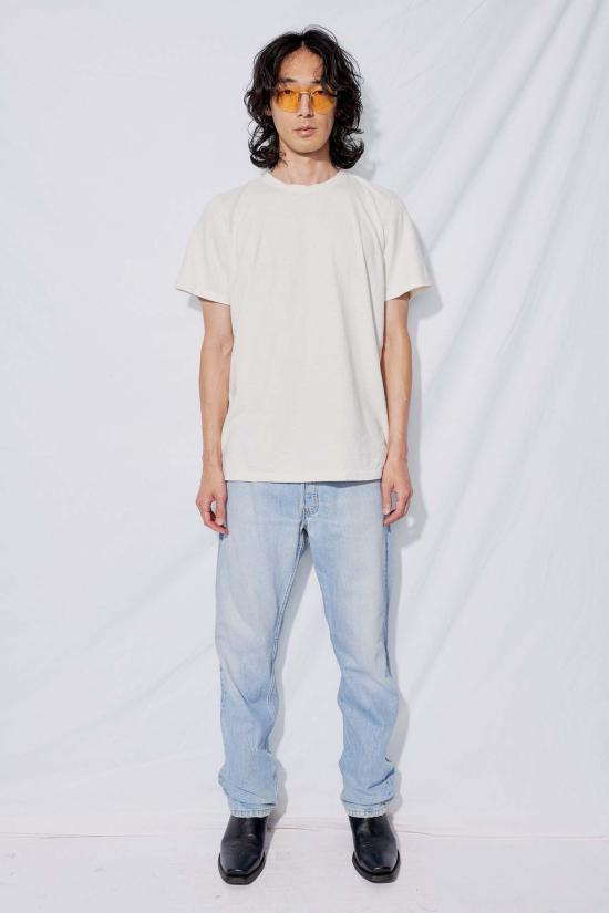  영메이븐 반팔 티셔츠 Jungmaven Hemp Baja Tee White - JUNGMAVEN