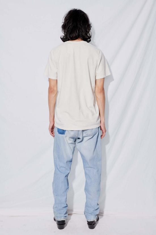  영메이븐 반팔 티셔츠 Jungmaven Hemp Baja 티 화이트 - JUNGMAVEN