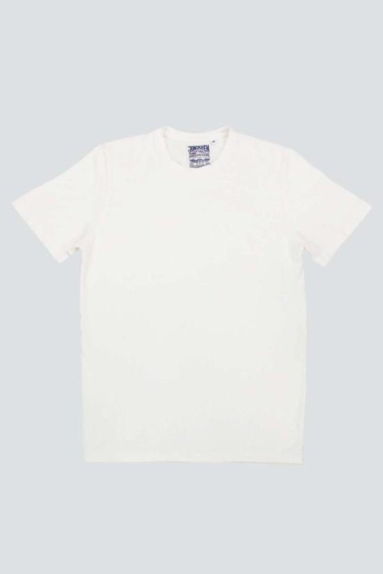  영메이븐 반팔 티셔츠 Jungmaven Hemp Baja 티 화이트 - JUNGMAVEN