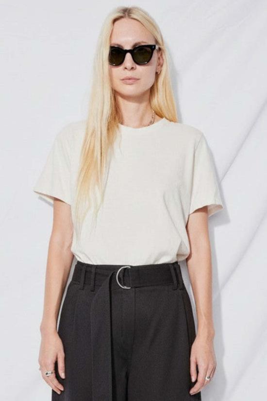  영메이븐 반팔 티셔츠 Jungmaven Hemp Baja Tee White - JUNGMAVEN
