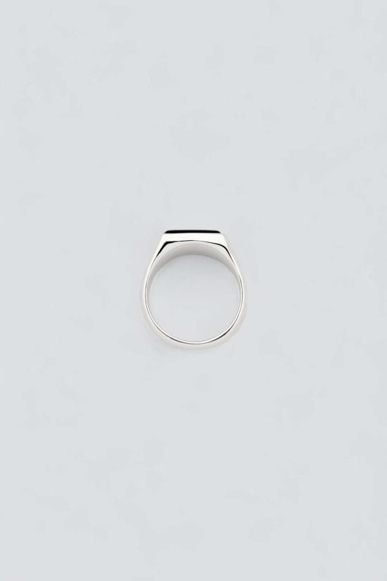  톰우드 반지 쿠션링 실버/블랙 오닉스 - TOM WOOD