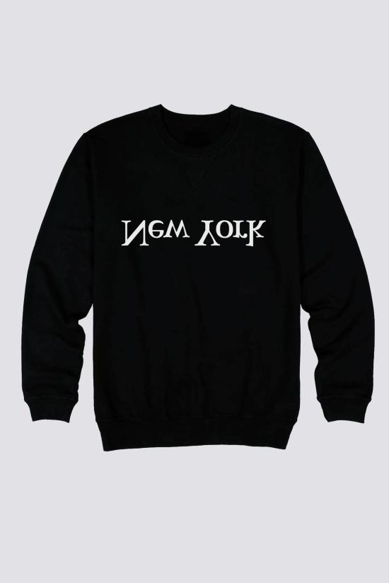  어셈블리 뉴욕 스웨터 로고 스웨트셔츠 블랙 - ASSEMBLY NEW YORK