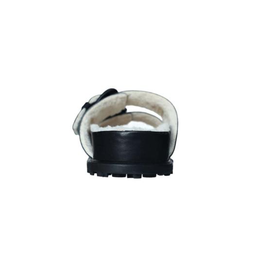  마린세르 부츠 Marine Serre 베지터블 태닝 슬라이드  블랙 - MARINE SERRE