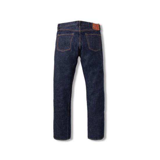  풀카운트 데님 팬츠 Fullcount & Co. 1108 W 슬림 스트레이트 데님 13.7oz 로우 인디고 블루 - FULLCOUNT
