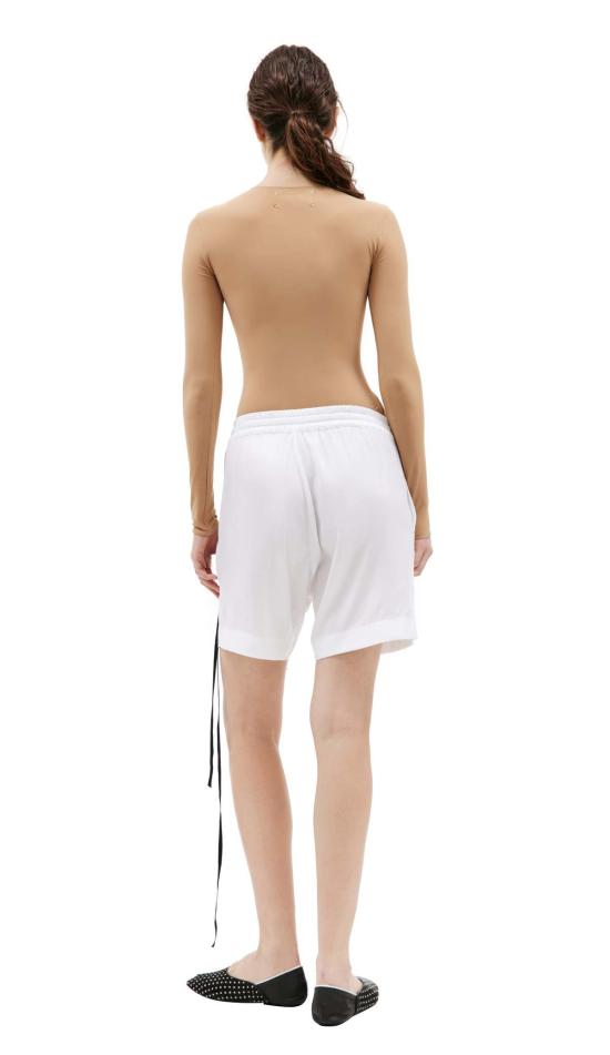  마르지엘라 민소매 티셔츠 메종  클래식 저지 바디수트 베이지 - MAISON MARGIELA